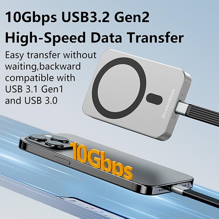 Box esterno magnetico per SSD NVMe Blueendless M3HD 3 in 1