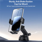 Supporto auto Yesido C279 con ventosa per smartphone
