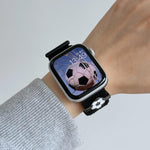 Cinturino in nylon con chiusura a strappo per Apple Watch
