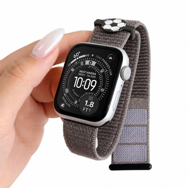 Cinturino in nylon con chiusura a strappo per Apple Watch