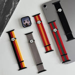 Cinturino in nylon con chiusura a strappo per Apple Watch
