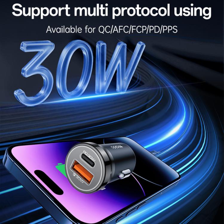Caricabatterie da auto Yesido Y73 30W doppia porta USB