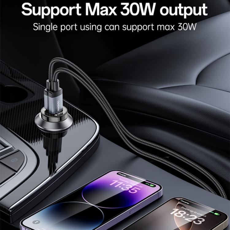 Caricabatterie da auto Yesido Y73 30W doppia porta USB