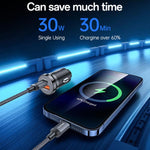Caricabatterie da auto Yesido Y73 30W doppia porta USB