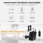 Microfono wireless VHF doppio canale E8 con headset e lavalier