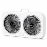 Ventilatore da tavolo doppia testa F8 con ricarica Type-C