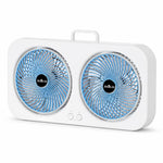 Ventilatore da tavolo doppia testa F8 con ricarica Type-C