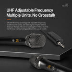 Microfono dinamico wireless UHF E11 con ricevitore