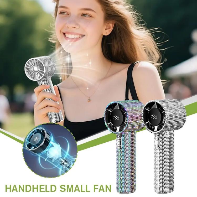 Ventilatore portatile ad alta velocità S5 con strass