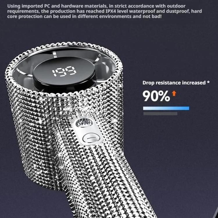 Ventilatore portatile ad alta velocità S5 con strass