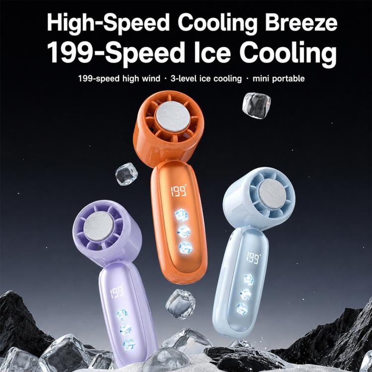 Ventilatore portatile ad alta velocità con display digitale