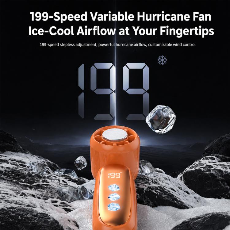 Ventilatore portatile ad alta velocità con display digitale