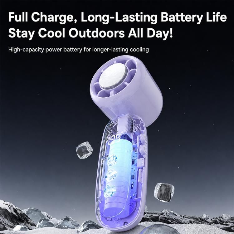 Ventilatore portatile ad alta velocità con display digitale