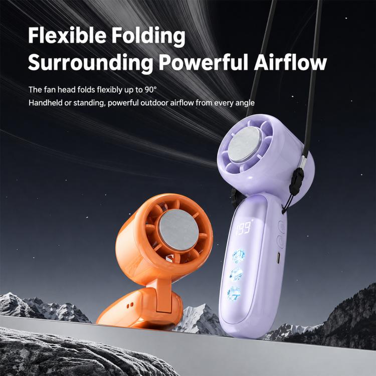 Ventilatore portatile ad alta velocità con display digitale