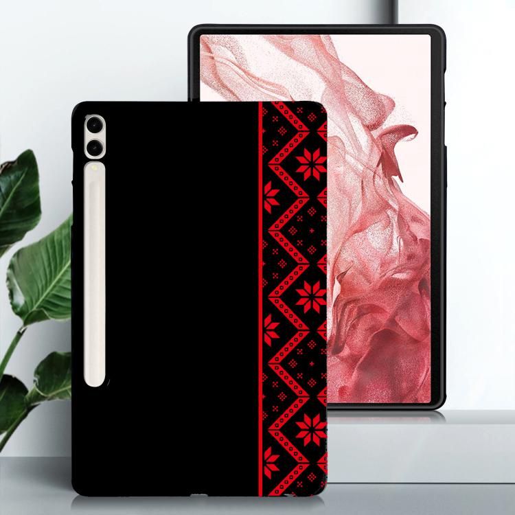 Custodia TPU con motivo colorato per Galaxy Tab S7+ / S8+ / T970 / X800 e S8 /