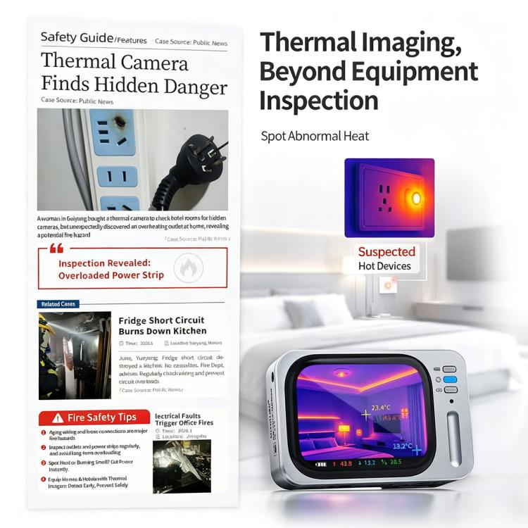 Termocamera portatile QIANLI FireEye 256×192 per riparazioni - immagine 3