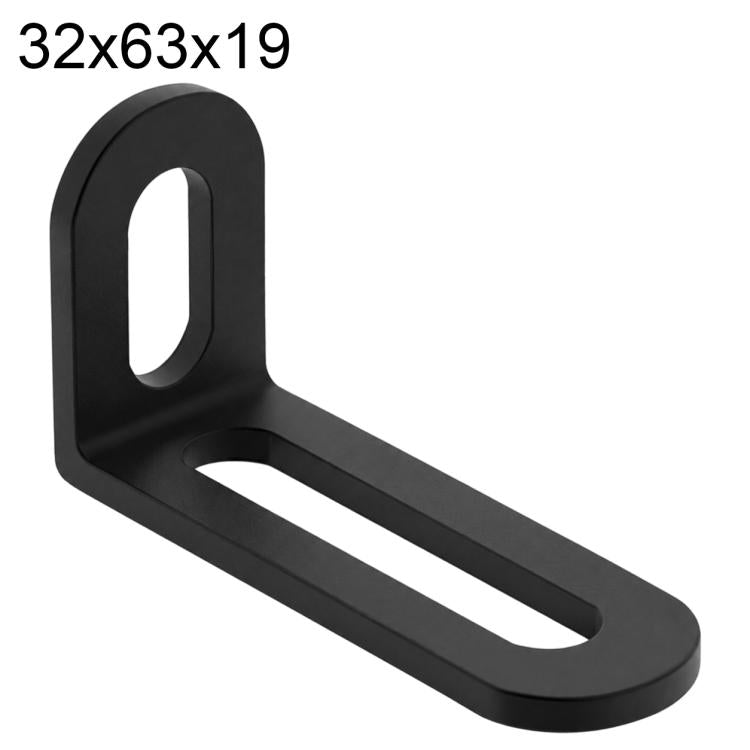 Connettori angolari a L in acciaio inox 32x47x19mm 2 pezzi