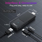 HS86 T1 Mini TV Stick Android 14 2GB+16GB con telecomando