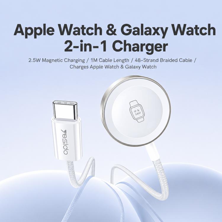 Caricabatterie wireless magnetico Yesido DS42 per orologi