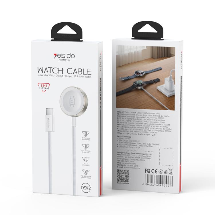 Caricabatterie wireless magnetico Yesido DS42 per orologi