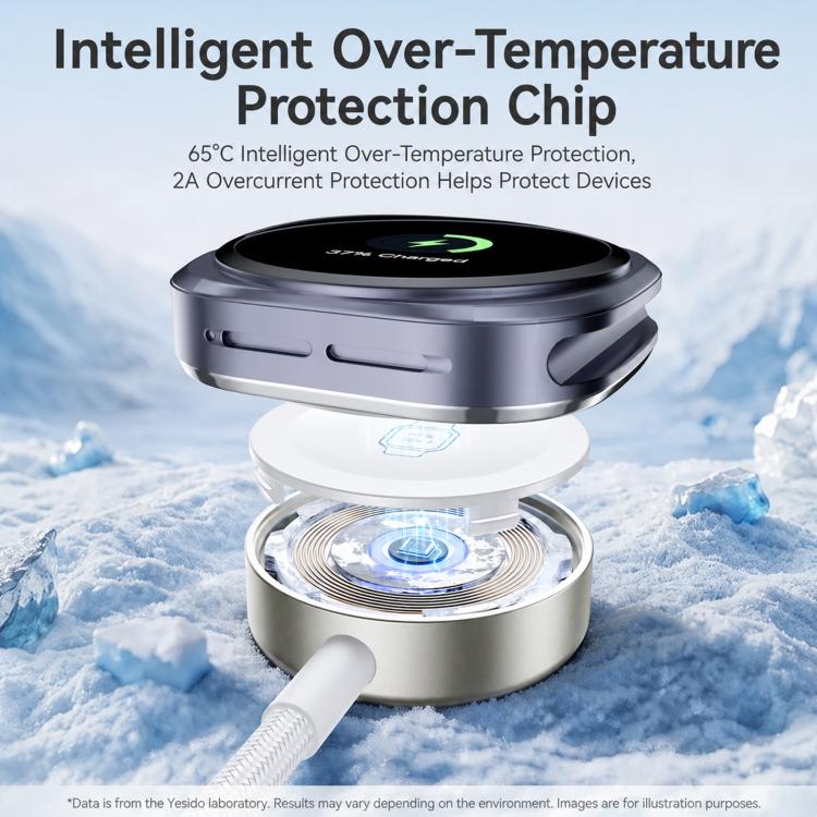 Caricabatterie wireless magnetico Yesido DS42 per orologi