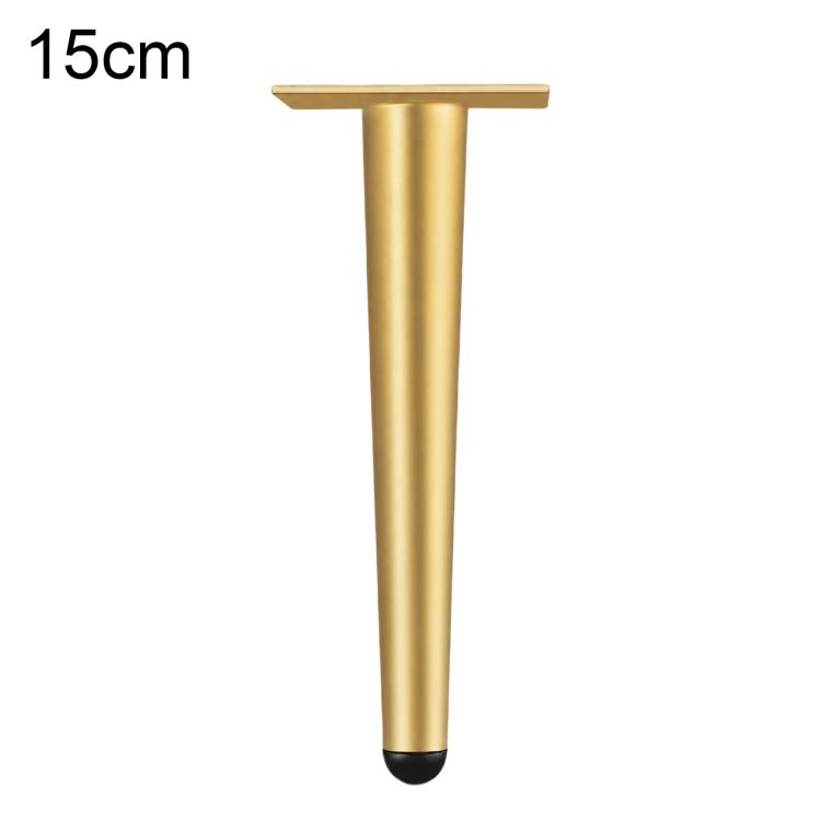 Gambe di supporto metalliche dritte per mobili 15cm