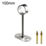 Staffa montaggio a flangia in acciaio inox per tubi 32 mm