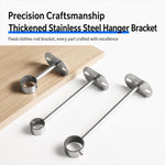 Staffa montaggio a flangia in acciaio inox per tubi 32 mm