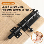 Serratura a scrocco in acciaio inox 304 per porte