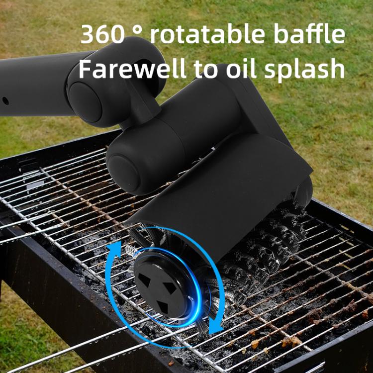 Spazzola elettrica per pulizia griglia barbecue con 3 testine