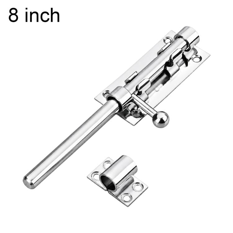 Serratura a scrocco scorrevole in acciaio inox 304
