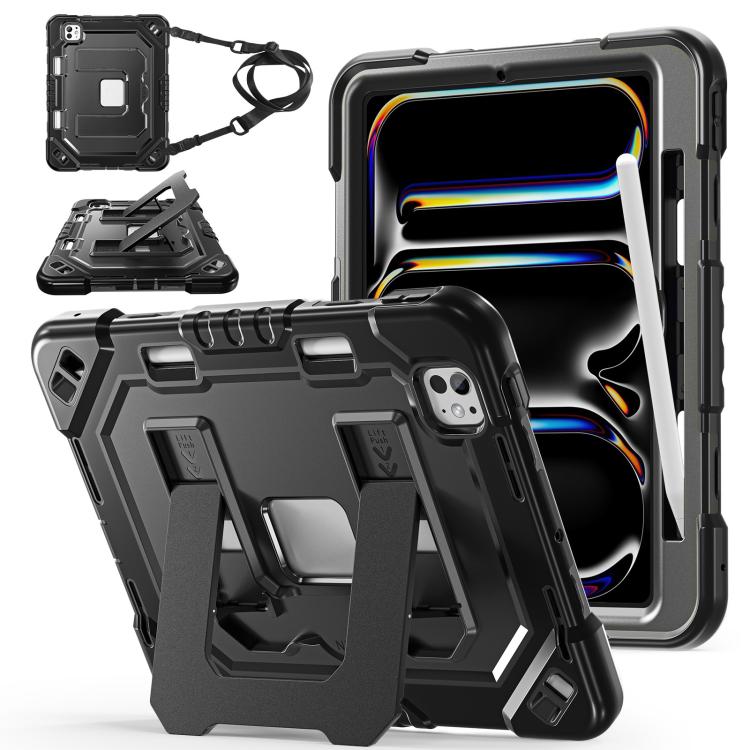 Custodia per iPad con supporto, tracolla e scomparto per penna - immagine 19