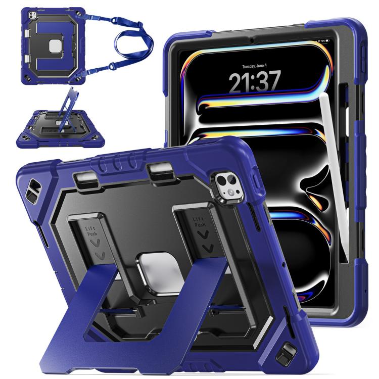 Custodia per iPad con supporto, tracolla e scomparto per penna
