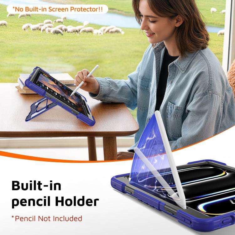 Custodia per iPad con supporto, tracolla e scomparto per penna - immagine 3