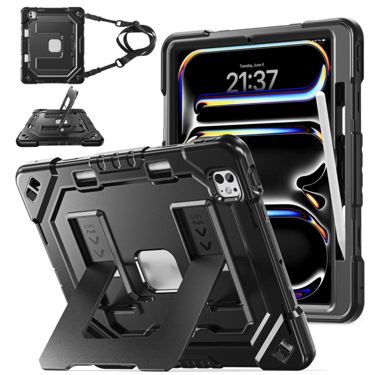 Custodia per iPad con supporto, tracolla e scomparto per penna - immagine 11