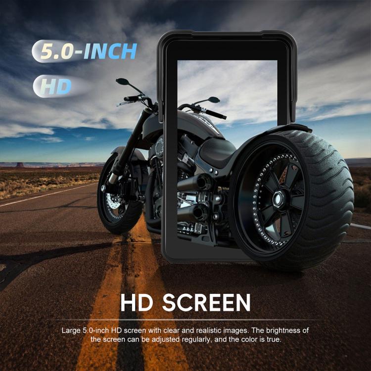 Navigatore GPS impermeabile 5 pollici per moto con CarPlay