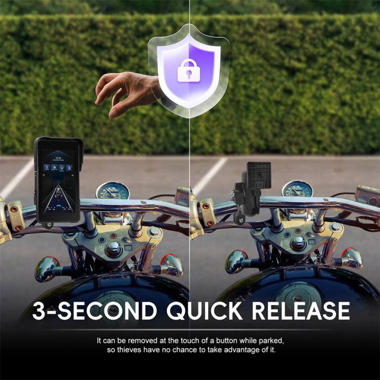 Navigatore GPS impermeabile 5 pollici per moto con CarPlay