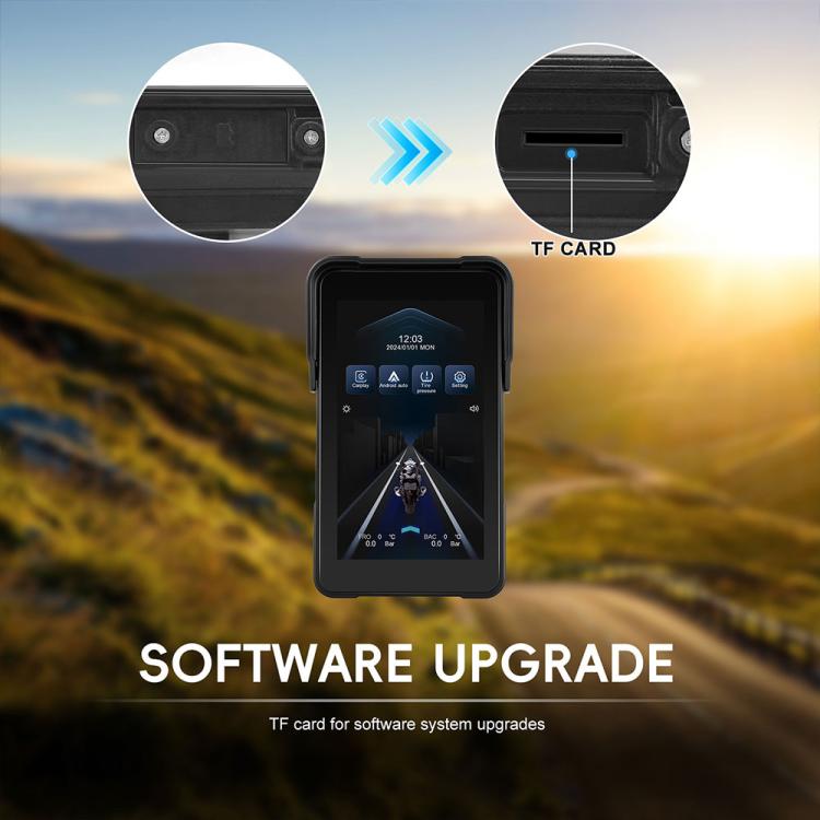 Navigatore GPS impermeabile 5 pollici per moto con CarPlay