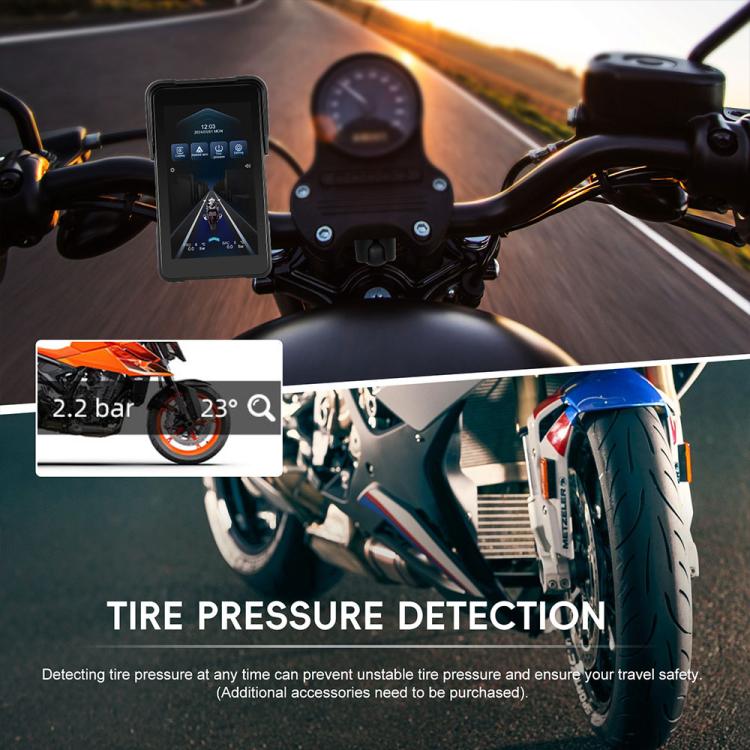 Navigatore GPS impermeabile 5 pollici per moto con CarPlay