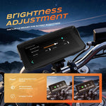 Schermo navigazione wireless 6,86" per moto con sensore pressione
