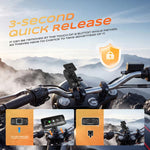Schermo navigazione wireless 6,86" per moto con sensore pressione