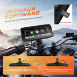 Schermo navigazione wireless 6,86" per moto con sensore pressione
