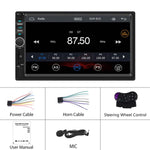 Lettore MP5 wireless touch HD 7" per auto con CarPlay
