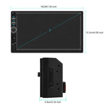 Lettore MP5 wireless touch HD 7" per auto con CarPlay