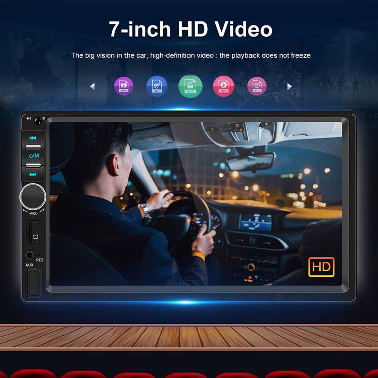 Lettore MP5 wireless touch HD 7" per auto con CarPlay