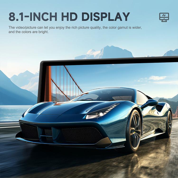 Schermo centrale 8,1" 2K con CarPlay e Android Auto wireless