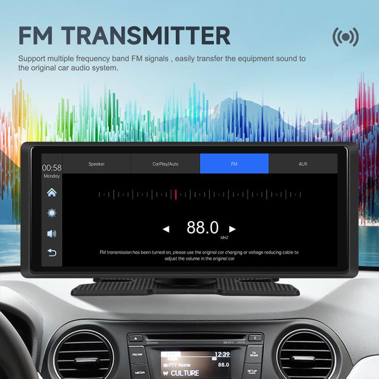 Schermo centrale 8,1" 2K con CarPlay e Android Auto wireless