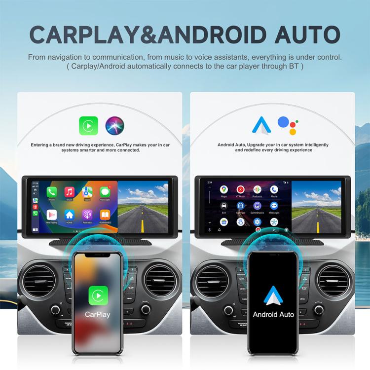 Schermo centrale 8,1" 2K con CarPlay e Android Auto wireless