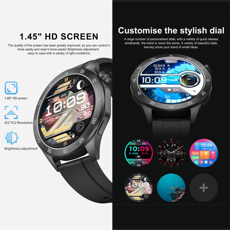 Smartwatch QS39 schermo 1,45 pollici con Bluetooth