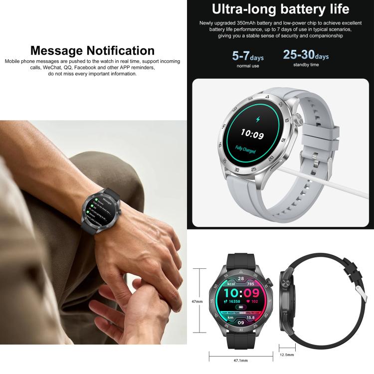 Smartwatch QS39 schermo 1,45 pollici con Bluetooth